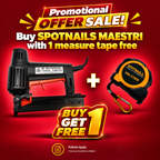Spotnails Maestri ME-606/4 Professional Electronic Stapler + Free Spotnails Measure tape