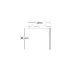 Aluminium Small Angle Section - Pack of 15