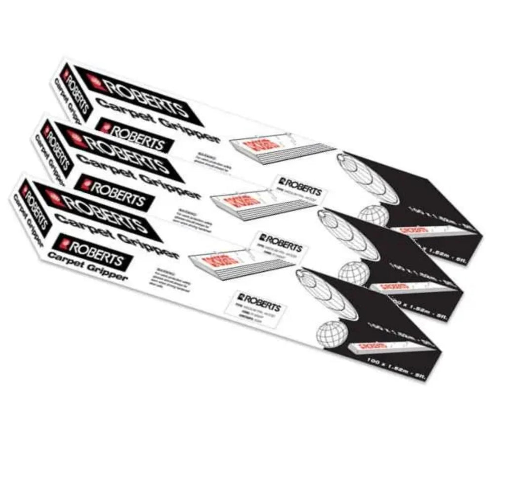 2x Roberts Carpet Gripper Box + 2 Free Rapid Bond