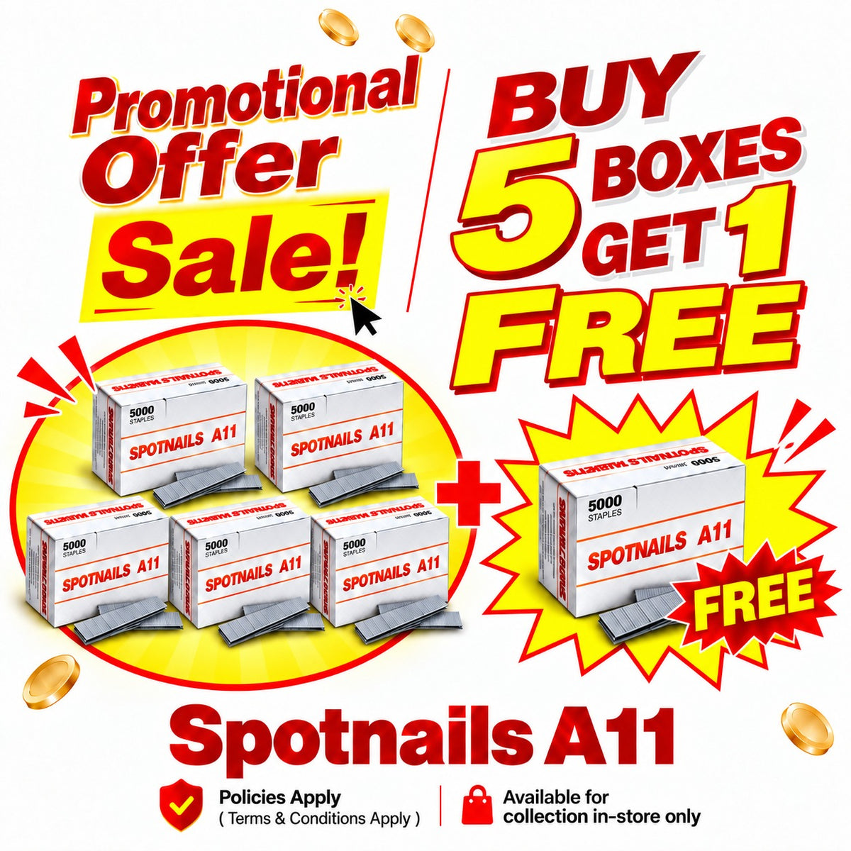 Spotnails A11 Buy 5 get 1 Free