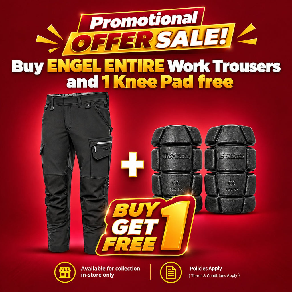 ENGEL - ENTIRE Work Trousers with 4-way stretch + 1 Free Kneepad