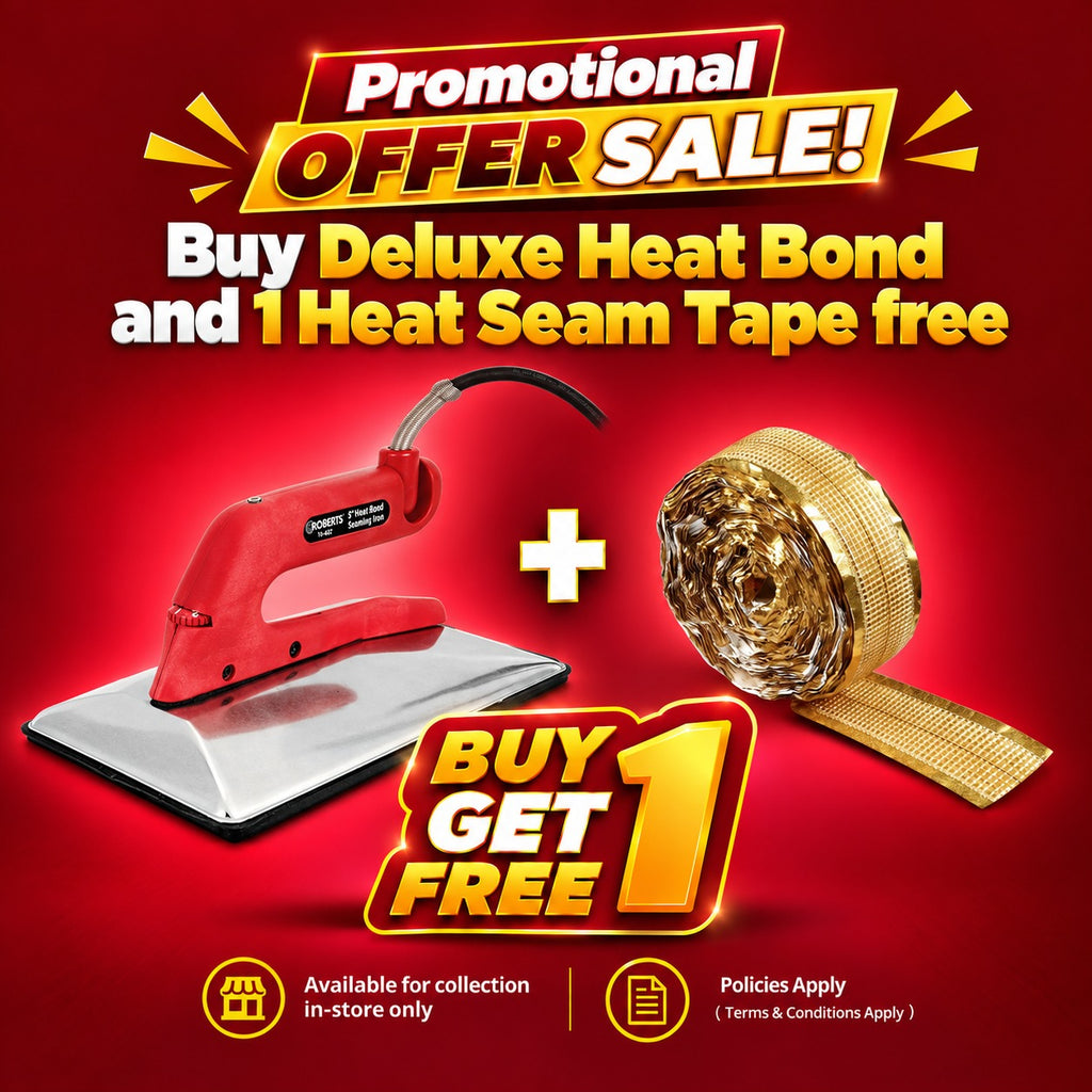 Deluxe Heat Bond Carpet Seaming Iron + 1 Heat Seam Tape Free