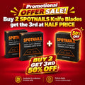 Spotnails Heavy Duty Straight Knife Blades -Pack of 100 + Buy 2  get 3rd half price